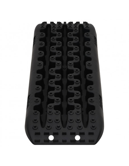 Tavole di Trazione 2 pz Nere 106x30,5x7 cm Nylon