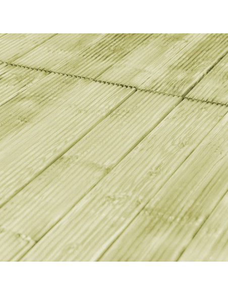Tavole Pavimento 40 pz 5,8 m² 1m Legno Massello Pino Impregnato
