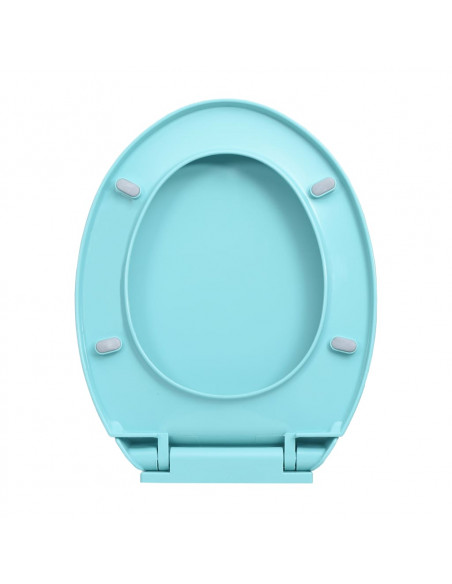 Tavoletta WC a Chiusura Ammortizzata Verde Ovale