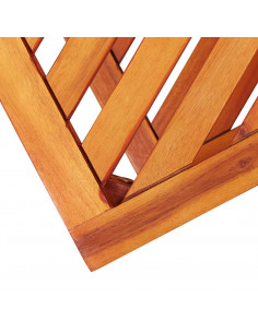 Tavolinetto in Legno Massello di Acacia 45x33x45 cm