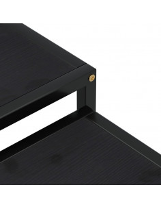 Tavolini 2 pz in MDF Neri