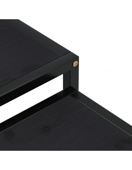 Tavolini 2 pz in MDF Neri