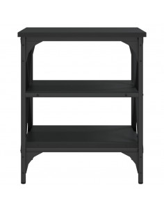 Tavolini 2 pz Neri 40x42x50 cm in Legno Multistrato