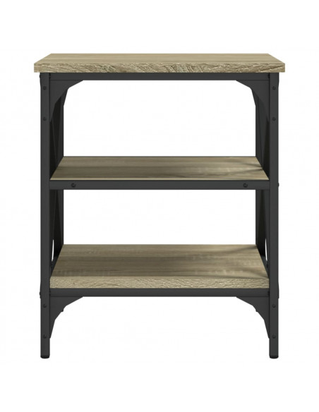 Tavolini 2 pz Rovere Sonoma 40x42x50 cm in Legno Multistrato