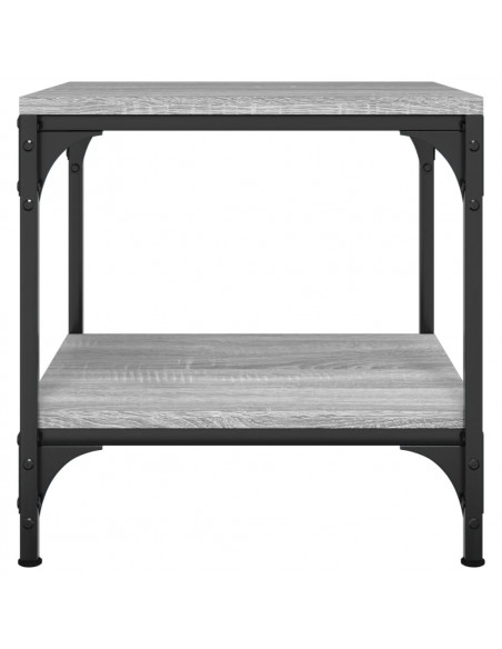 Tavolini 2pz grigio sonoma 40x40x40 cm in Legno Multistrato