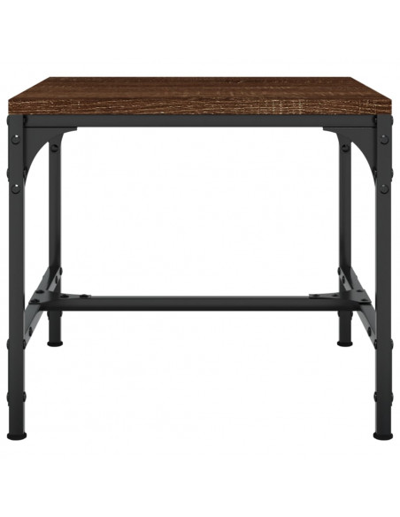 Tavolini 2pz Nerorovere marrone 40x40x35cm in Legno Multistrato