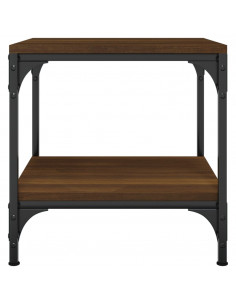 Tavolini 2pz Nerorovere marrone 40x40x40cm in Legno Multistrato