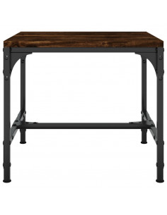 Tavolini 2pz rovere fumo 40x40x35 cm in Legno Multistrato