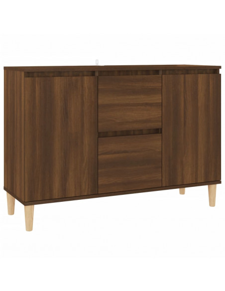 Credenza Rovere Marrone 103,5x35x70 cm in Legno Ingegnerizzato