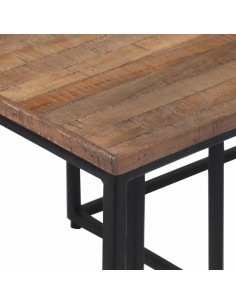 Tavolini a Incastro 3 pz in Legno Massello di Teak