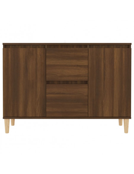 Credenza Rovere Marrone 103,5x35x70 cm in Legno Ingegnerizzato