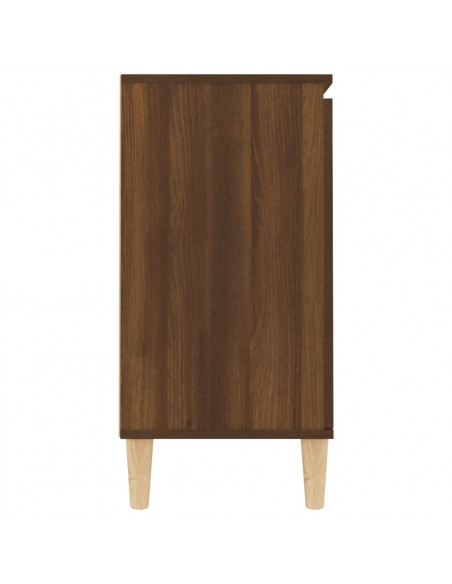 Credenza Rovere Marrone 103,5x35x70 cm in Legno Ingegnerizzato