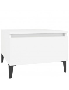Tavolini Bianchi 2pz 50x46x35 cm in Legno Multistrato