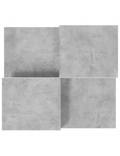 Tavolini da Salotto 2 pz Grigio Cemento in Legno Multistrato