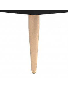 Tavolini da Salotto 2 pz Neri 50x50x40 cm in Legno Multistrato