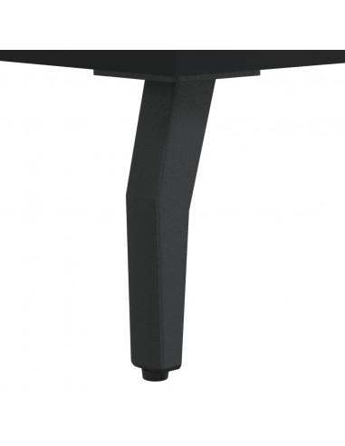 Tavolini da Salotto 2 pz Neri 50x50x40 cm in Legno Multistrato