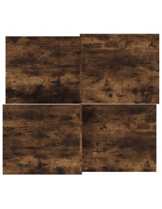 Tavolini da Salotto 2 pz Rovere Fumo in Legno Multistrato