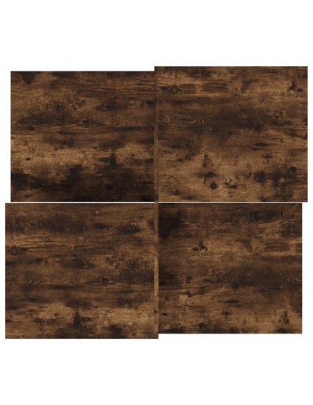 Tavolini da Salotto 2 pz Rovere Fumo in Legno Multistrato