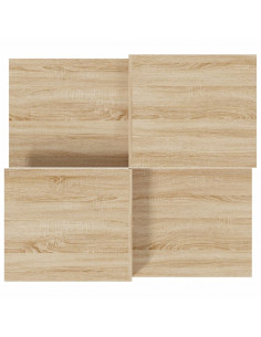 Tavolini da Salotto 2 pz Rovere Sonoma in Legno Multistrato