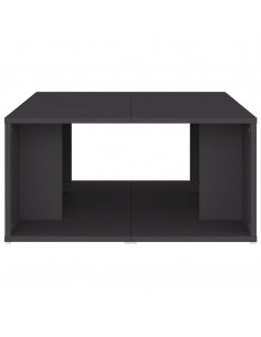 Tavolini da Salotto 4 pz Grigi 33x33x33 cm in Multistrato