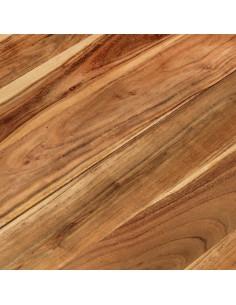 Tavolini da Salotto Impilabili 2 pz Legno Massello di Acacia