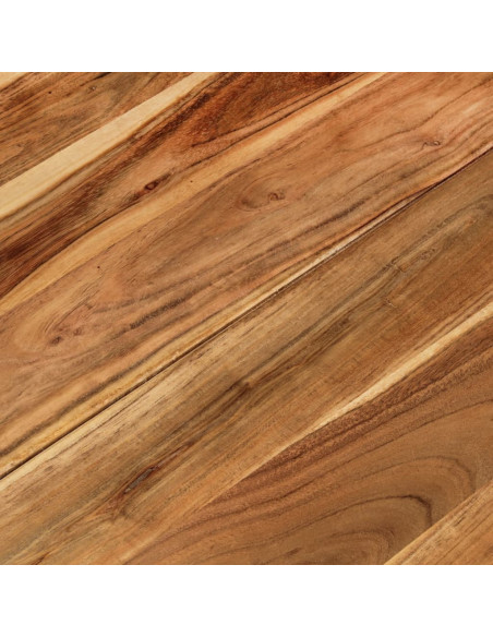 Tavolini da Salotto Impilabili 2 pz Legno Massello di Acacia