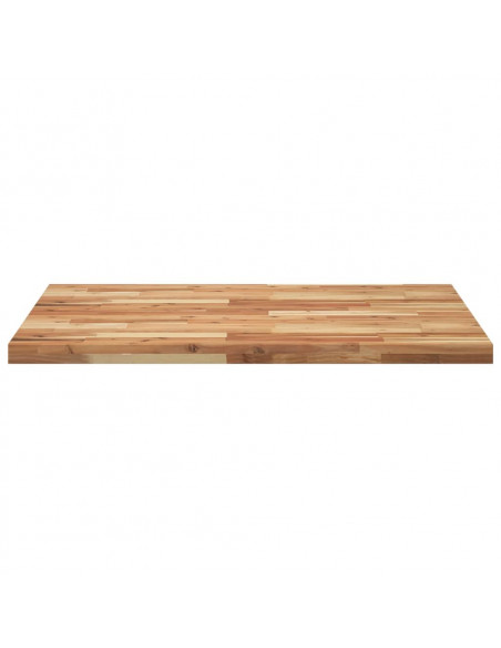 Piano Scrivania a Olio 100x80x4 cm Legno Massello Acacia