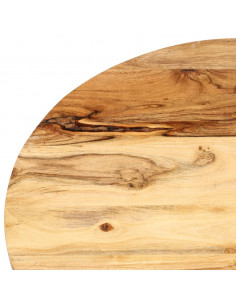 Tavolini Impilabili 3 pz in Legno Massello di Acacia