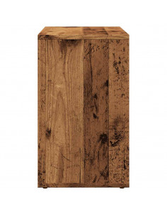 Tavolini Impilabili 3 pz Legno Antico in Legno Multistrato