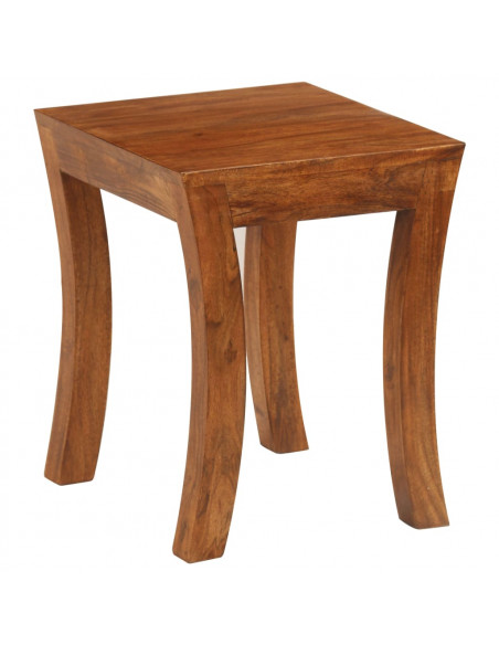 Tavolini Impilabili 3 pz Massello di Acacia 50x35x50 cm Marrone