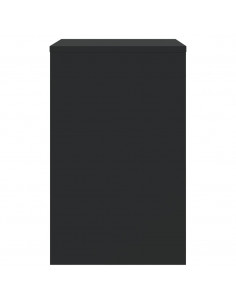 Tavolini Impilabili 3 pz Neri in Legno Multistrato