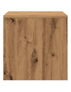 Tavolini Impilabili 3 pz Rovere Artigianale Legno Multistrato