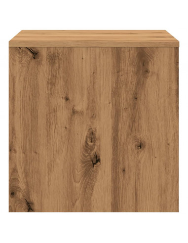 Tavolini Impilabili 3 pz Rovere Artigianale Legno Multistrato