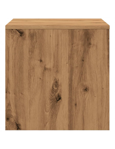 Tavolini Impilabili 3 pz Rovere Artigianale Legno Multistrato