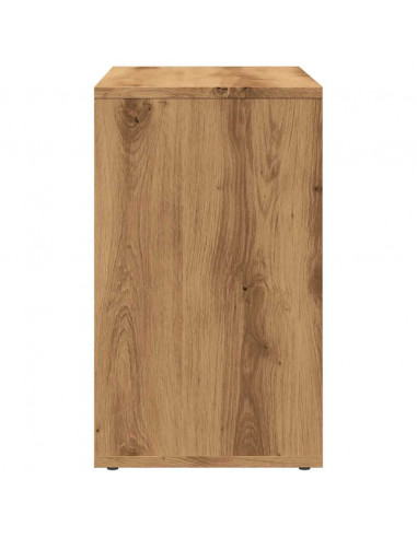 Tavolini Impilabili 3 pz Rovere Artigianale Legno Multistrato