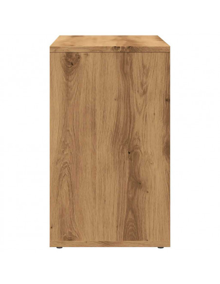 Tavolini Impilabili 3 pz Rovere Artigianale Legno Multistrato