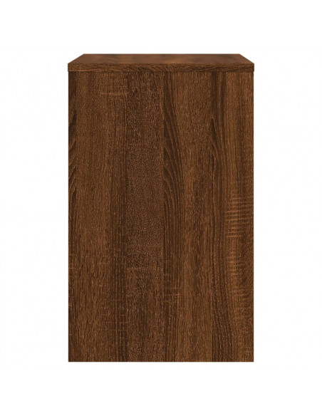 Tavolini Impilabili 3 pz Rovere Marrone in Legno Multistrato