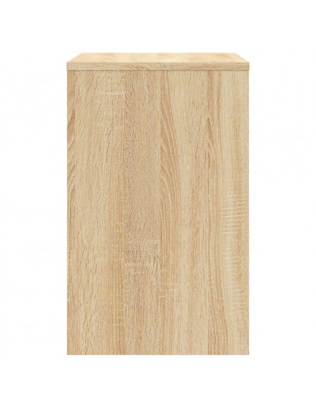 Tavolini Impilabili 3 pz Rovere Sonoma in Legno Multistrato