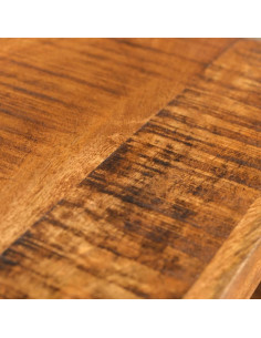 Tavolini Impilabili Set 3 pz in Legno Massello di Mango