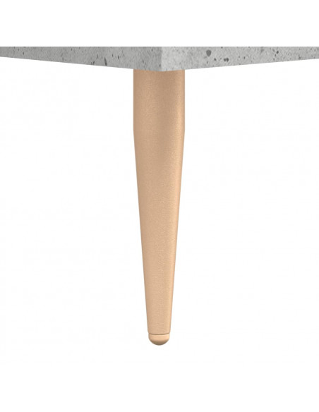 Tavolini Salotto 2pz Grigio Cemento 50x50x40 Legno Multistrato