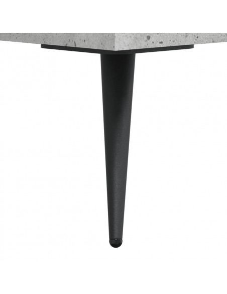 Tavolini Salotto 2pz Grigio Cemento 50x50x40 Legno Multistrato