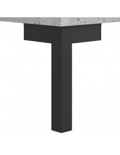 Tavolini Salotto 2pz Grigio Cemento 50x50x40 Legno Multistrato