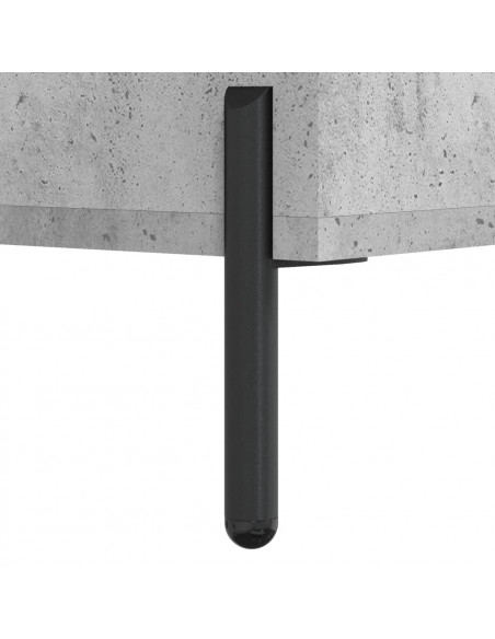 Tavolini Salotto 2pz Grigio Cemento 50x50x40 Legno Multistrato