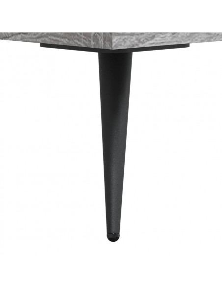 Tavolini Salotto 2pz Grigio Sonoma 50x50x40cm Legno Multistrato