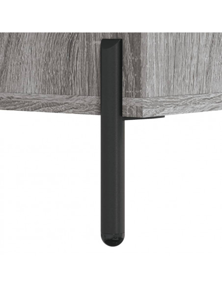 Tavolini Salotto 2pz Grigio Sonoma 50x50x40cm Legno Multistrato