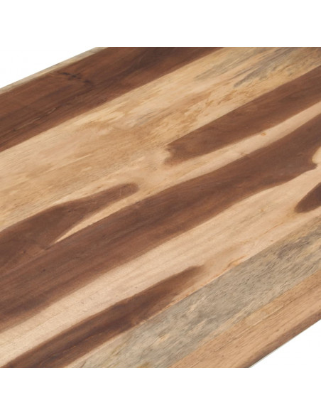 Tavolino 120x60x40 cm in Legno Massello e Finitura Sheesham