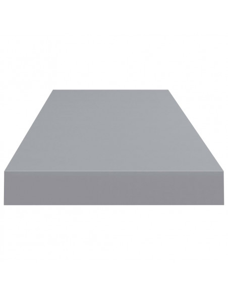 Scaffale a Parete Grigio 80x23,5x3,8 cm in MDF