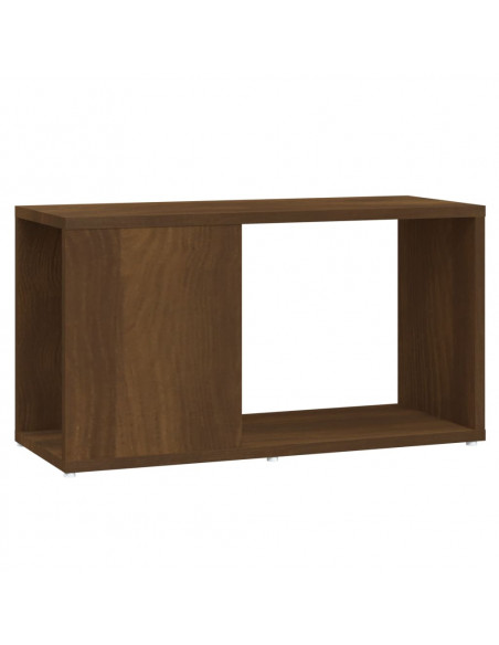 Mobile Porta TV Rovere Marrone 60x24x32 cm in Legno Multistrato