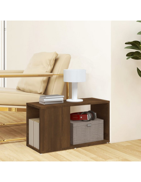 Mobile Porta TV Rovere Marrone 60x24x32 cm in Legno Multistrato