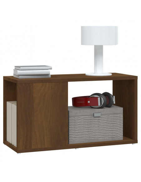 Mobile Porta TV Rovere Marrone 60x24x32 cm in Legno Multistrato